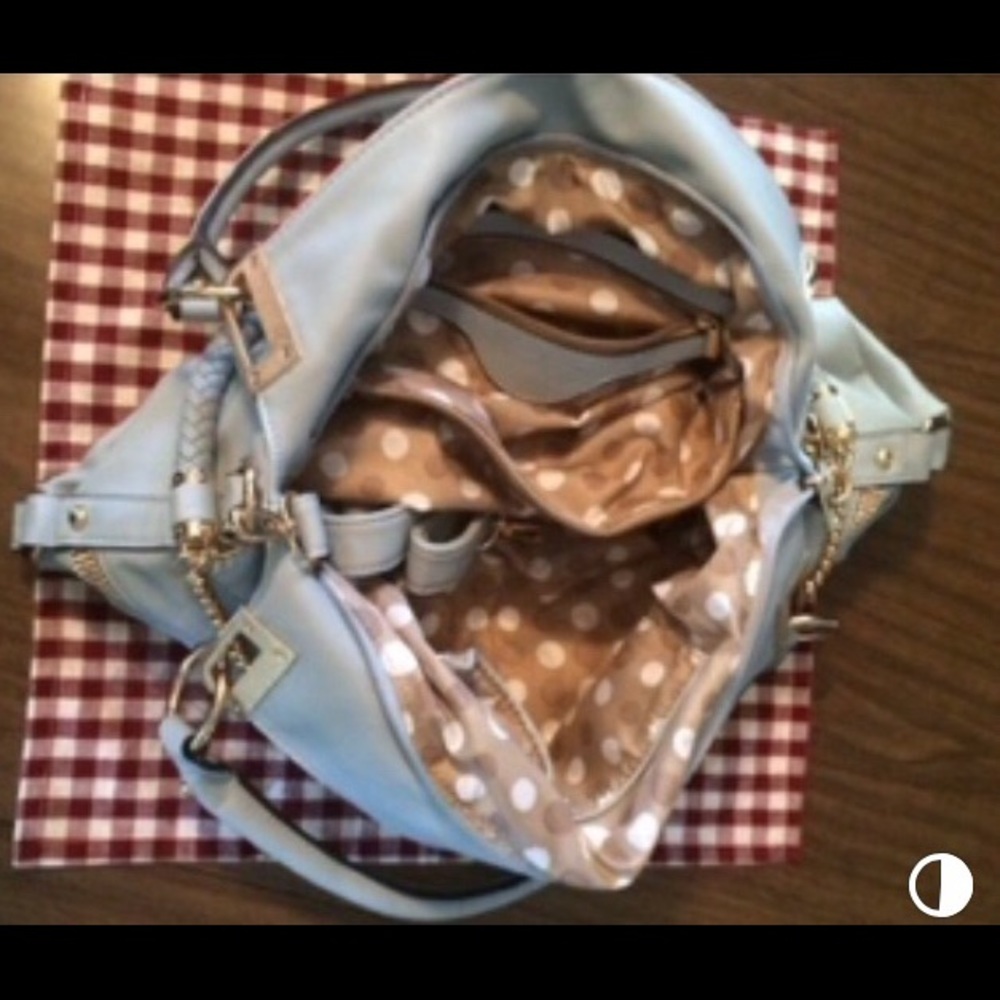 New blue bag.